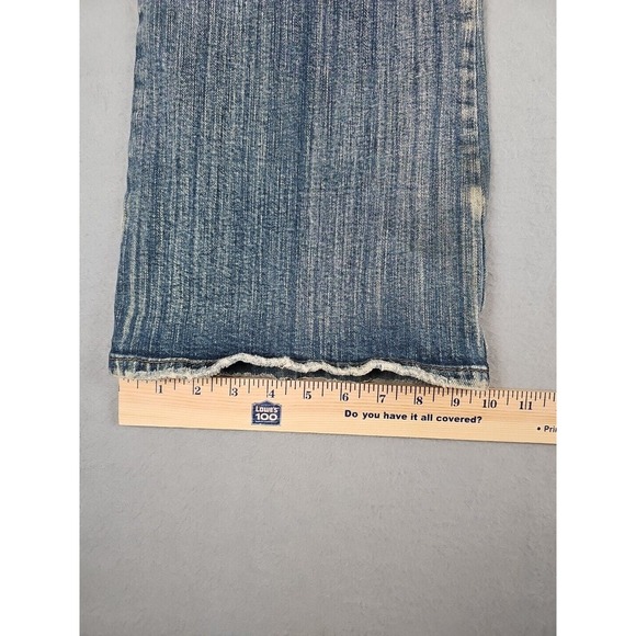 MAVI Women's Size 32 x 32 Flap Coin Pocket Pant Denim Blue Flared Jeans - Picture 7 of 14